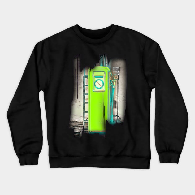 Radioactive Gas Pump Crewneck Sweatshirt by Urban_Vintage